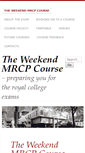 Mobile Screenshot of mrcpcourse.co.uk